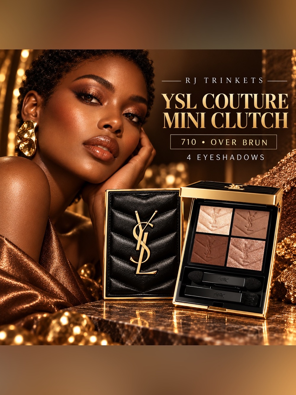 YSL Couture Mini Clutch - 710 Over Brun
